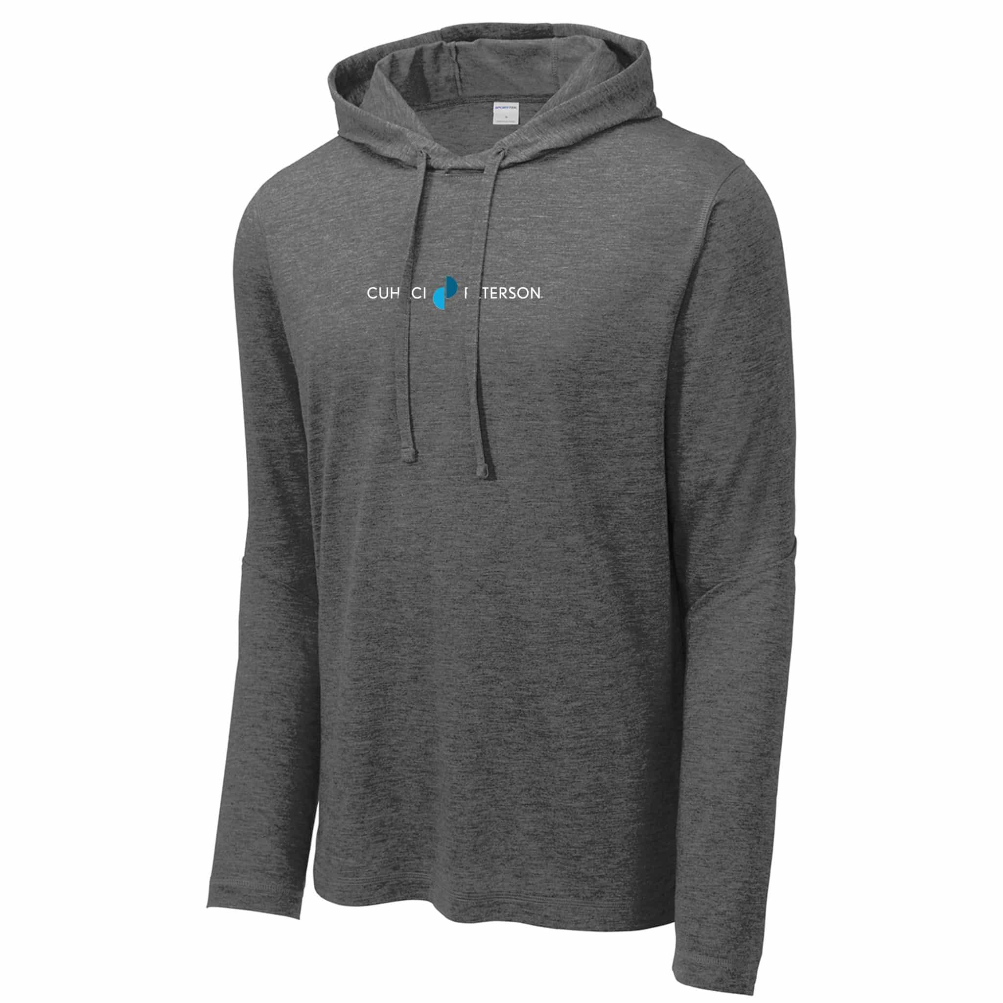 ST406 DarkGreyHthr LW Hoodie - CP