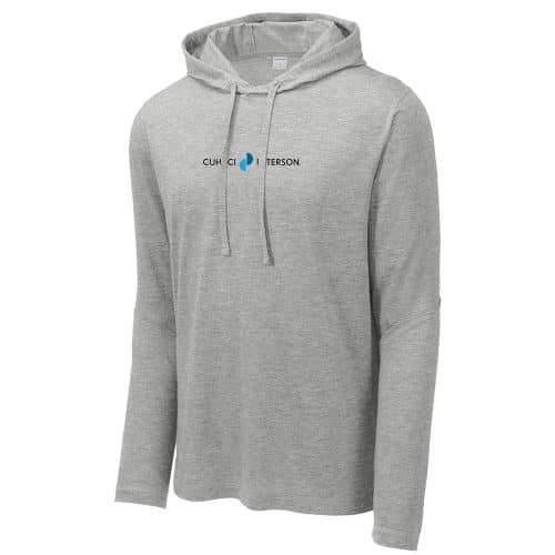 ST406 LightGreyHth LW Hoodie - CP