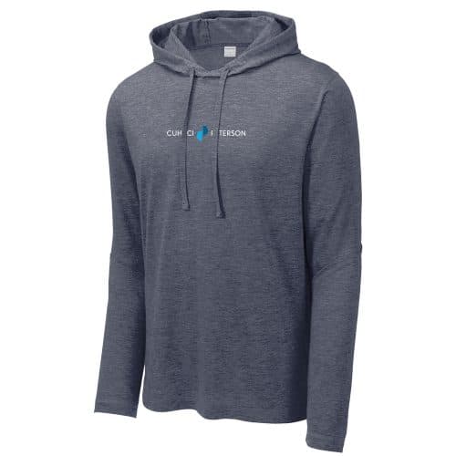 ST406 TrueNavyHthr LW Hoodie - CP